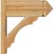 Ekena Millwork Olympic Rough Sawn Arts and Crafts Outlooker, Western Red Cedar, 8"W x 20"D x 20"H OUT08X20X20OLY03RWR - alternate 3